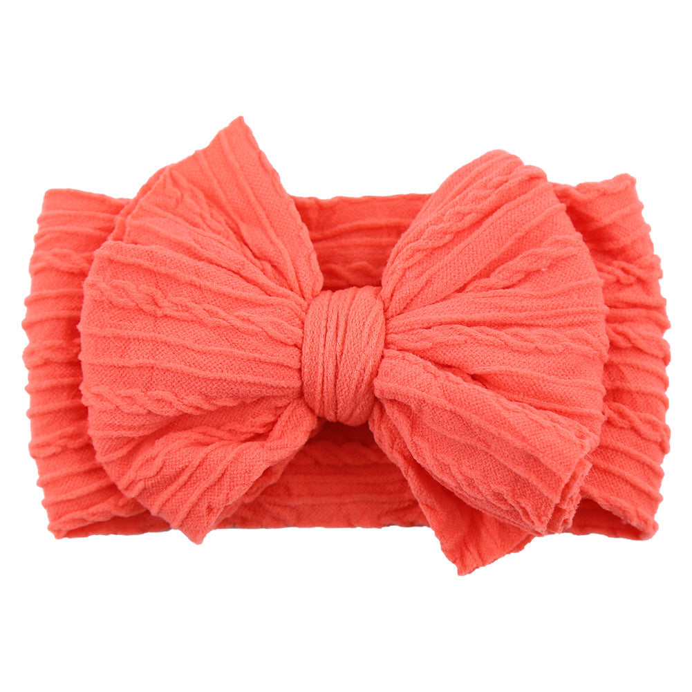Nylon kinderhaarband met strik