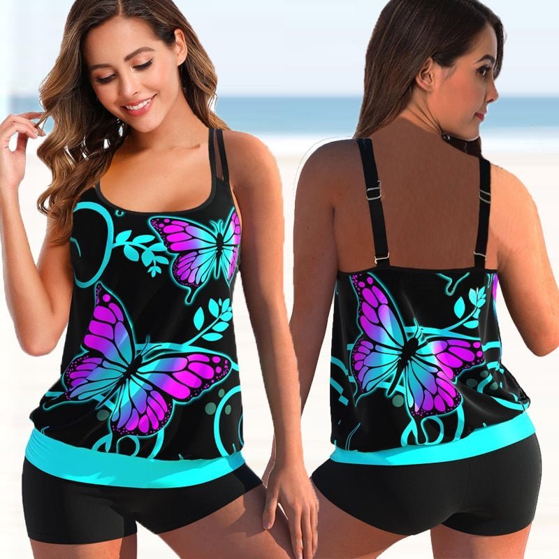 Plus size tankini voor strand & zwembad