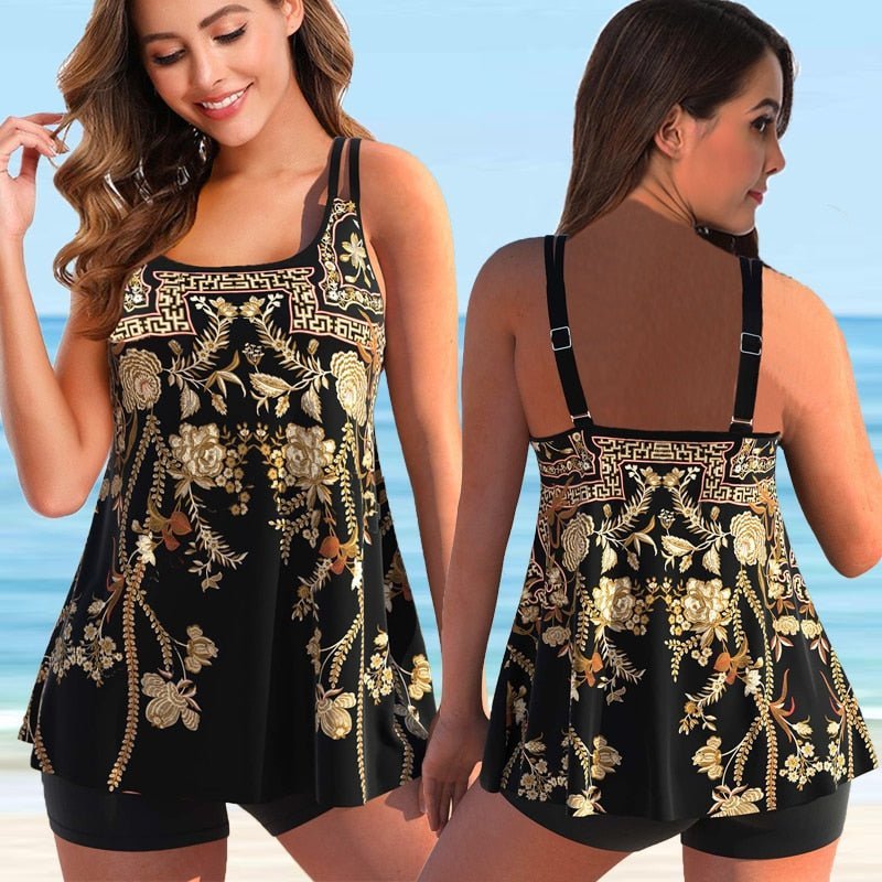Plus size tankini voor strand & zwembad