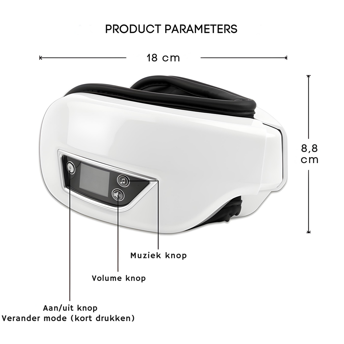 Oogmassage masker