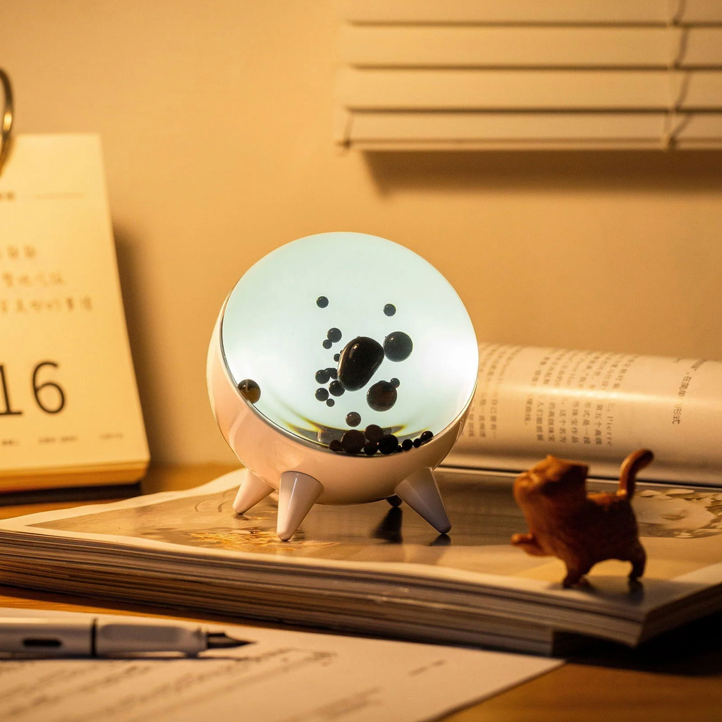 Muziek-Reactieve ferrofluid display