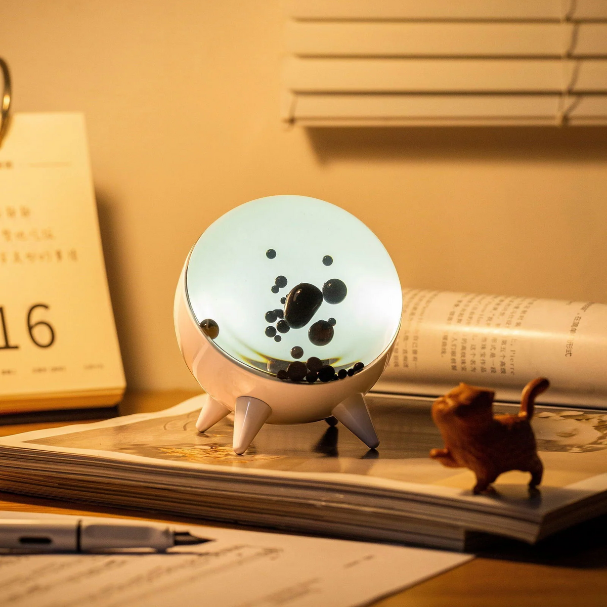 Muziek-Reactieve ferrofluid display