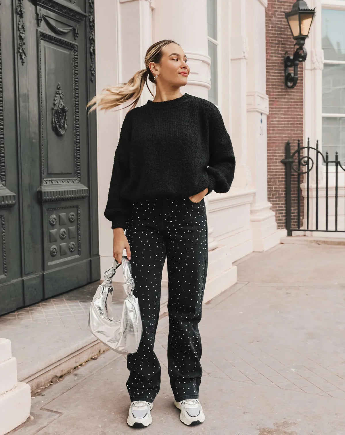 Glitter dames jeans — afbeelding 13