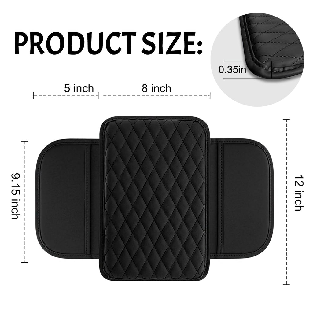 PU lederen auto armleuning mat
